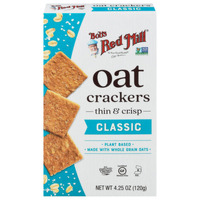 BOBS RED MILL OAT CRACKERS CLASSIC 120G 